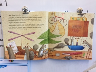 Squirrel Study- Flying Contraptions that inspired our grade 1 Engineers